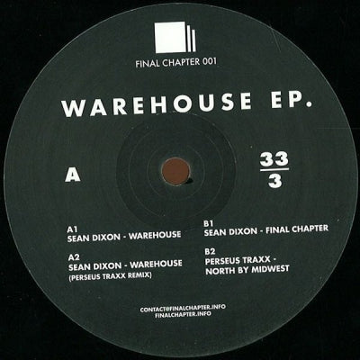 SEAN DIXON - Warehouse EP