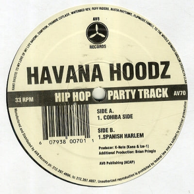 K-NOTE PRESENTS HAVANA HOODZ - Cohiba Side / Spanish Harlem
