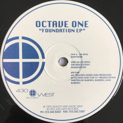 OCTAVE ONE - Foundation EP