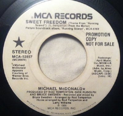 MICHAEL McDONALD - Sweet Freedom
