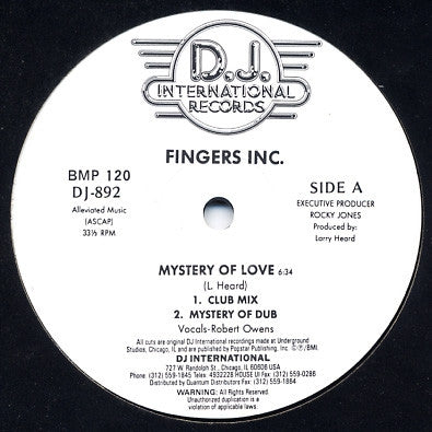 FINGERS INC - Mystery Of Love