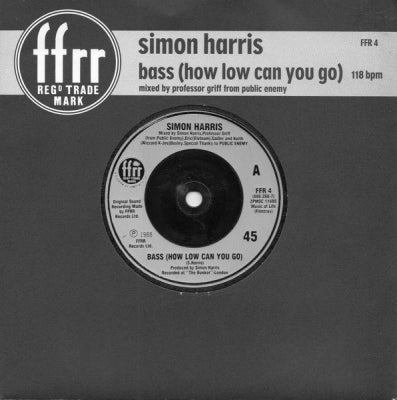 SIMON HARRIS - Bass (How Low Can You Go)