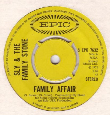SLY AND THE FAMILY STONE - Family Affair