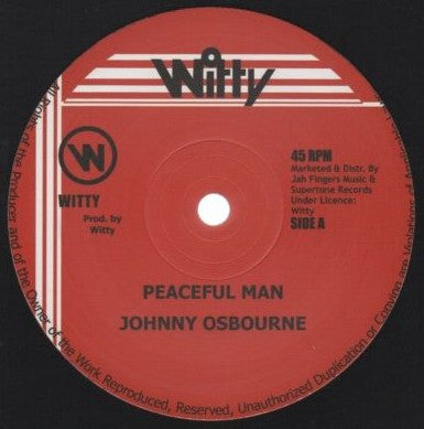 JOHNNY OSBOURNE - Peaceful Man / Version
