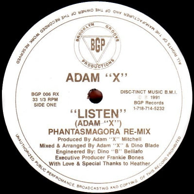 ADAM X - Listen