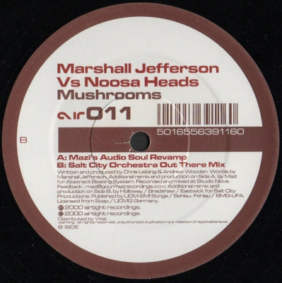 MARSHALL JEFFERSON VS NOOSA HEADS - Mushrooms