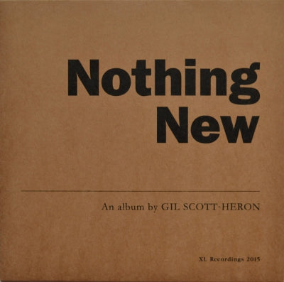 GIL SCOTT-HERON - Nothing New