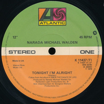 NARADA MICHAEL WALDEN - Tonight I'm Alright