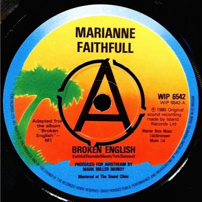 MARIANNE FAITHFULL - Broken English