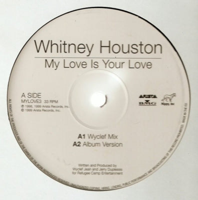 WHITNEY HOUSTON - My Love Is Your Love / It's Not Right But It's Okay