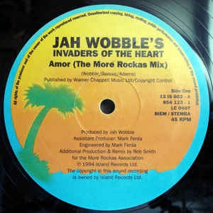 JAH WOBBLE'S INVADERS OF THE HEART - Amor featuring Chaka Demus & Pliers