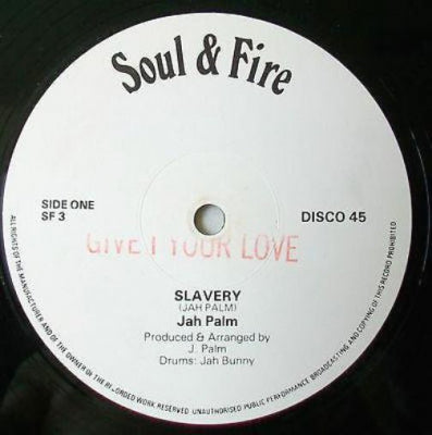 JAH PALM - Give I Your Love