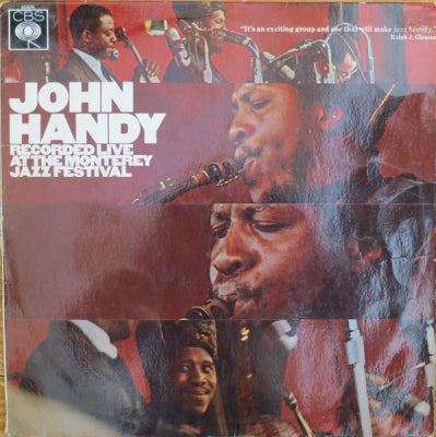 JOHN HANDY - Recorded Live At The Monterey Jazz Festival