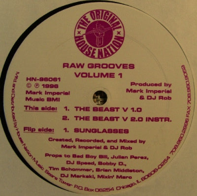 MARK IMPERIAL - Raw Grooves Vol. 1