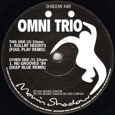 OMNI TRIO - Volume 4 - Rollin' Heights (Remixes)