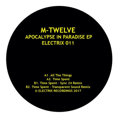M-TWELVE - Apocalypse In Paradise