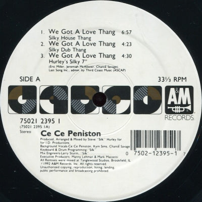 CE CE PENISTON - We Got A Love Thang