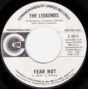 THE LEDGENDS - Gotta Let You Go / Fear Not