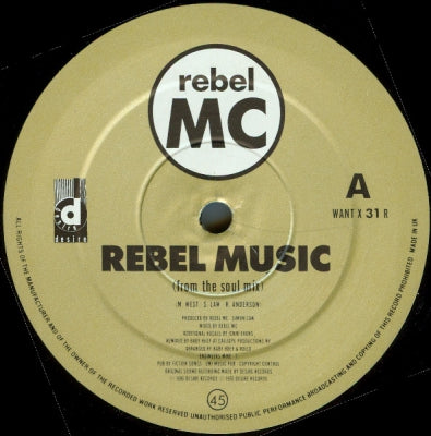 REBEL MC - Rebel Music (De La Soul Remixes)