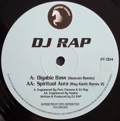 DJ RAP - Digable Bass (Heaven Remix) / Spiritual Aura (Ray Keith Remix)