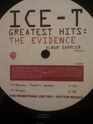 ICE-T - Greatest Hits: The Evidence