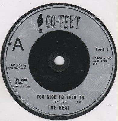 THE BEAT - Too Nice To Talk To / Psychedelic Rockers