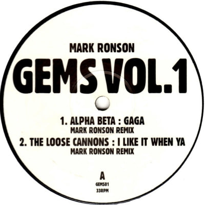 MARK RONSON - Gems Vol. 1