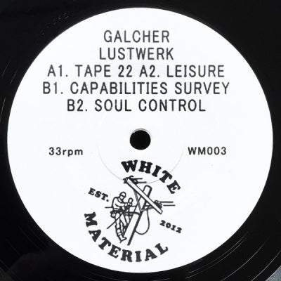 GALCHER LUSTWERK - Tape 22