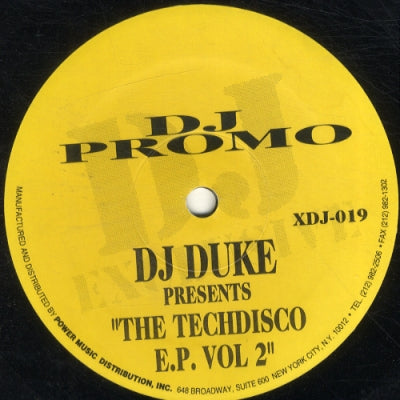 DJ DUKE - The Techdisco EP
