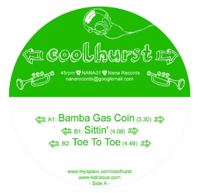 COOLHURST - Bamba Gas Coin / Sittin' / Toe To Toe