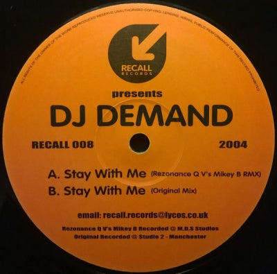 DJ DEMAND - Stay With Me
