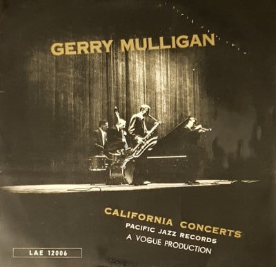 GERRY MULLIGAN - California Concerts Or Jazz Goes To High School