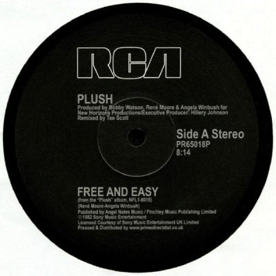 PLUSH - Free And Easy / We've Got The love / Livin' For Your Love