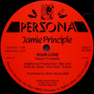 JAMIE PRINCIPLE - Your Love