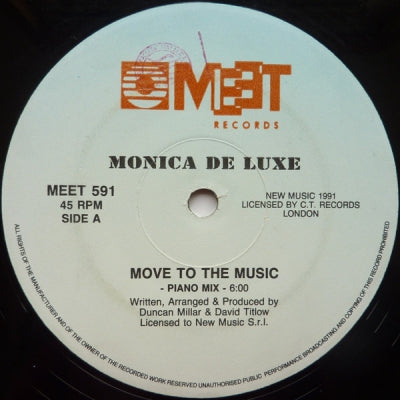 MONICA DE LUXE - Move To The Music / Temperature Rising