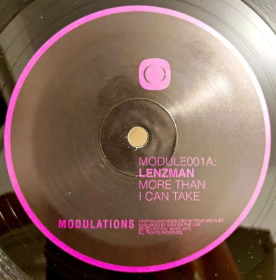 LENZMAN - More Than I Can Take / Silhouette