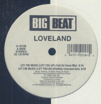LOVELAND feat. RACHEL McFARLAND - Let The Music Lift You Up