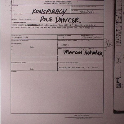 MARCUS INTALEX - Konspiracy / Pole Dancer