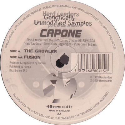 CAPONE - Genetically Unmodified Samples