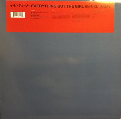 EVERYTHING BUT THE GIRL - Before Today