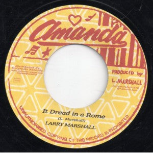 LARRY MARSHALL - It Dread In A Rome