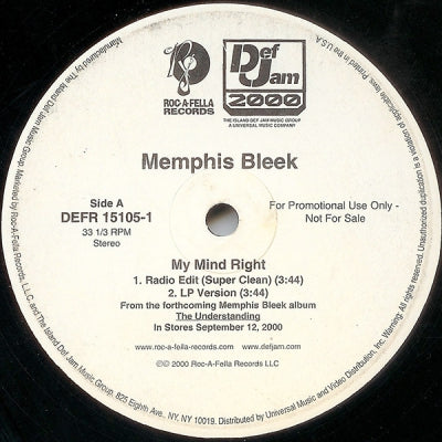 MEMPHIS BLEEK - My Mind Right