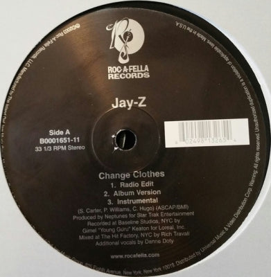JAY-Z - Change Clothes / What More Can I Say