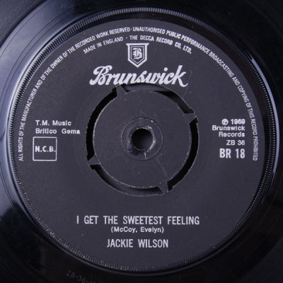 JACKIE WILSON - I Get The Sweetest Feeling / (Your Love Keeps Lifting Me) Higher And Higher