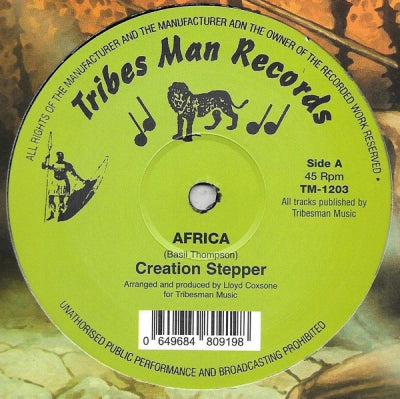 CREATION STEPPER - Africa