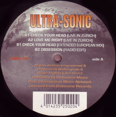 ULTRA-SONIC - Check Your Head / Love Me Right