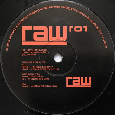 GUY MCAFFER - RAW R01