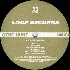 GENE HUNT - Back On Track EP