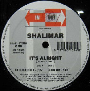 SHALIMAR - It's Alright