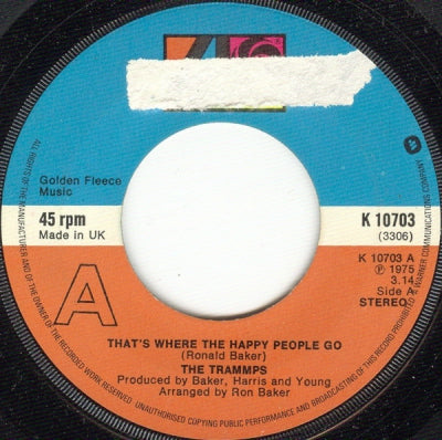 THE TRAMMPS - That's Where The Happy People Go (Part's I & II).